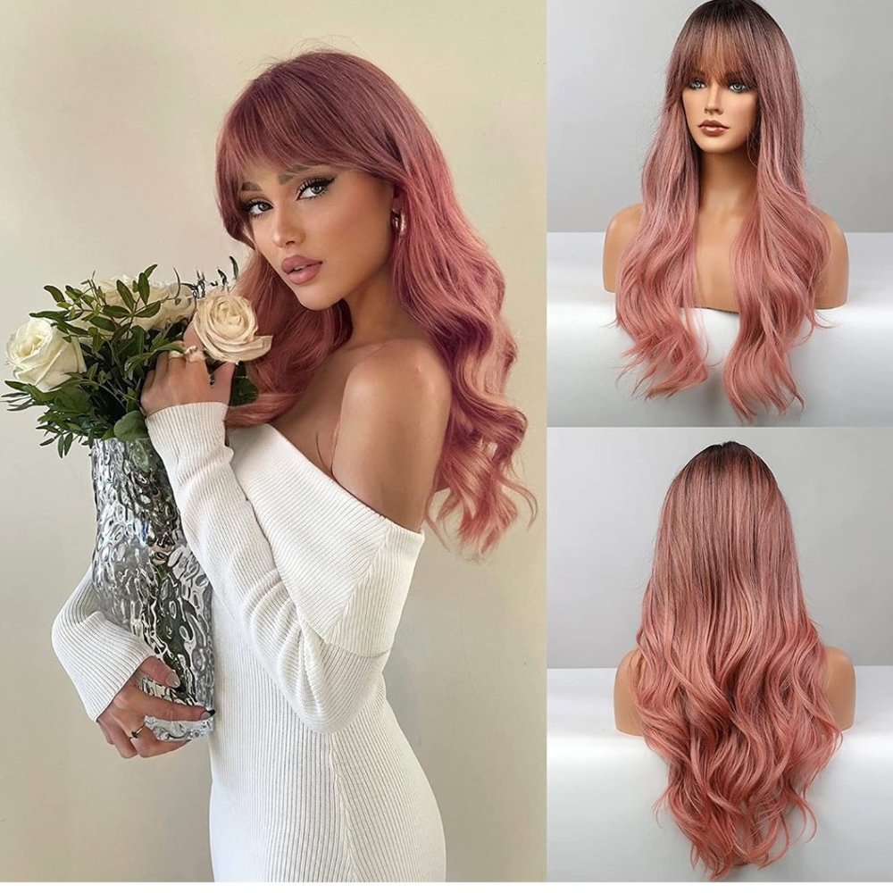 Wig with bangs